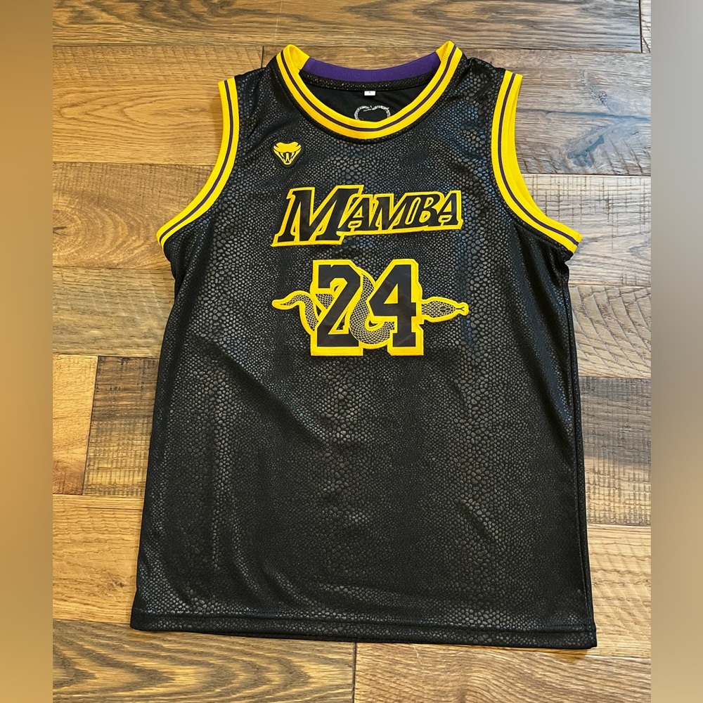 Kobe Bryant Black Mamba Replica #24 Jersey, Youth Large
